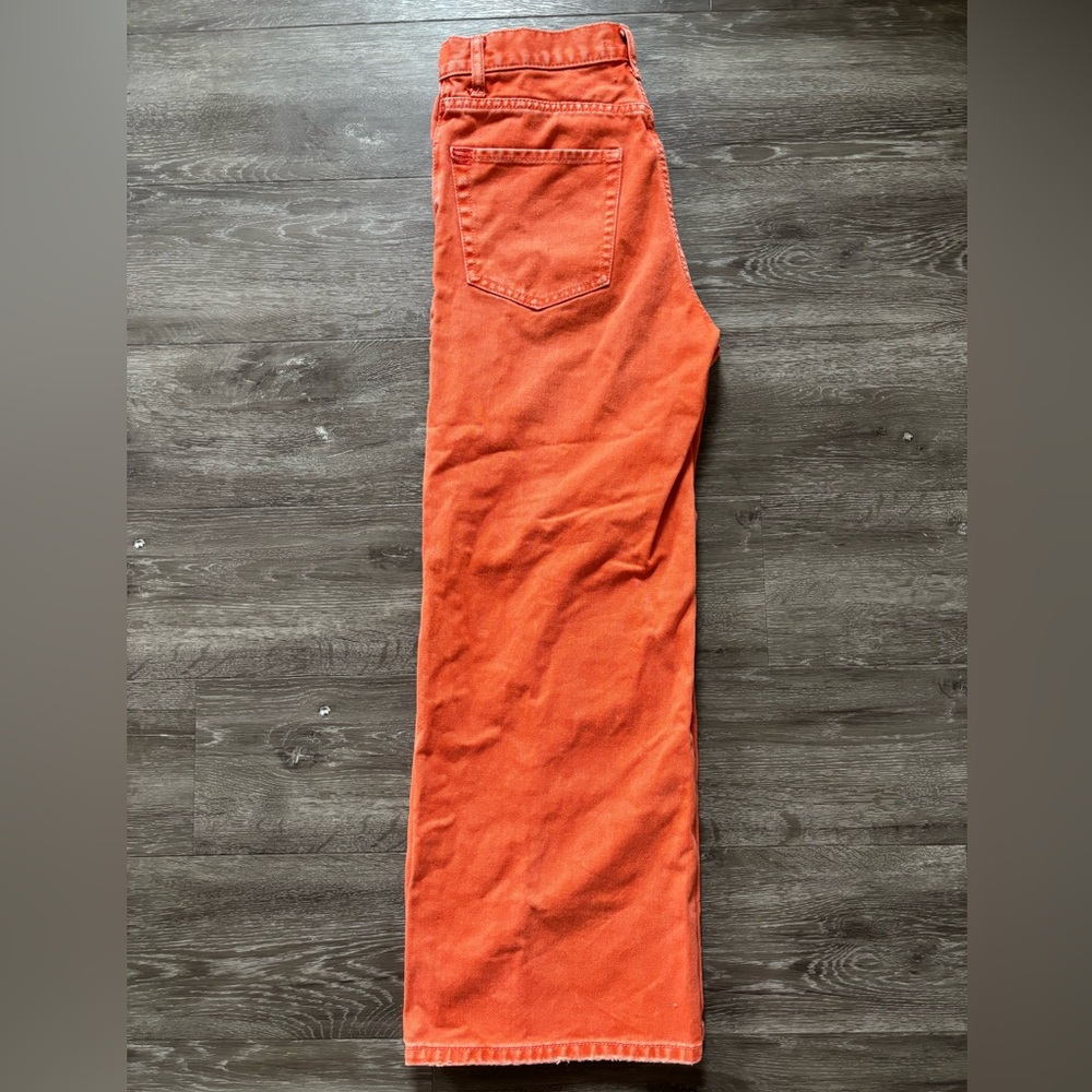 Orange BDG High and Wide jeans. Size 28